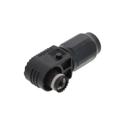 SLPPC85BSB0 by Amphenol Industrial Operations - 10.3MM SURLOK PLUS R/A PLUG FOR
