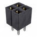 SLW-102-01-G-D by Samtec Inc. - CONNECTOR RECPT 4POS 0.1 GOLD PCB