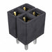 SLW-102-01-S-D by Samtec Inc. - CONNECTOR RECPT 4POS 0.1 GOLD PCB
