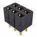 SLW-103-01-G-D by Samtec Inc. - CONNECTOR RECPT 6POS 0.1 GOLD PCB
