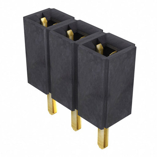 SLW-103-01-G-S by Samtec Inc. - CONNECTOR RECPT 3POS 0.1 GOLD PCB