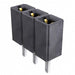 SLW-103-01-S-S by Samtec Inc. - CONNECTOR RECPT 3POS 0.1 GOLD PCB