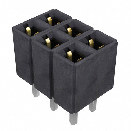 SLW-103-01-L-D by Samtec Inc. - CONNECTOR RECPT 6POS 0.1 GOLD PCB