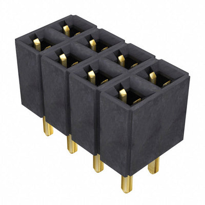 SLW-104-01-G-D by Samtec Inc. - CONNECTOR RECPT 8POS 0.1 GOLD PCB