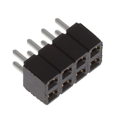 SLW-104-01-L-D by Samtec Inc. - CONNECTOR RECPT 8POS 0.1 GOLD PCB