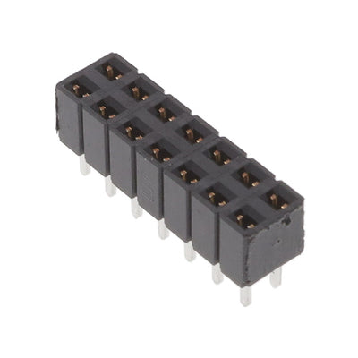 SLW-107-01-F-D by Samtec Inc. - CONNECTOR RECPT 14POS 0.1 GOLD PCB
