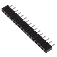 SLW-116-01-F-S by Samtec Inc. - CONNECTOR RECPT 16POS 0.1 GOLD PCB