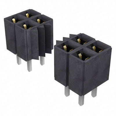 SLW-108-01-F-D by Samtec Inc. - CONNECTOR RECPT 16POS 0.1 GOLD PCB