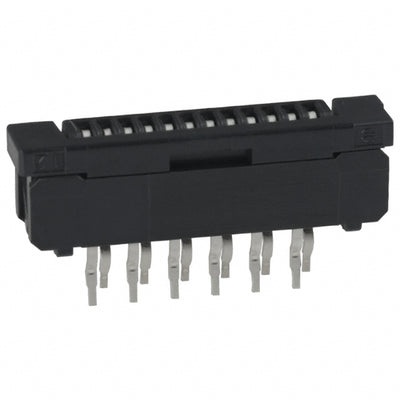 SLW12S-1C7LF by Amphenol ICC (FCI) - CONNECTOR FFC FPC VERT 12POS 1MM PCB