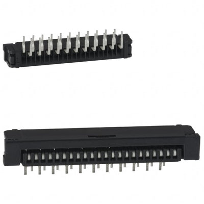 SLW22R-1C7LF by Amphenol ICC (FCI) - CONNECTOR FFC FPC BOTTOM 22POS 1MM RA