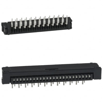 SLW24R-1C7LF by Amphenol ICC (FCI) - CONNECTOR FFC FPC BOTTOM 24POS 1MM RA