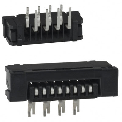 SLW8R-1C7LF by Amphenol ICC (FCI) - CONNECTOR FFC FPC BOTTOM 8POS 1MM R/A