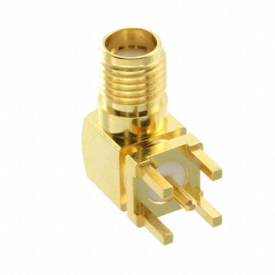 SMA-J-P-H-RA-TH1 by Samtec Inc. - CONNECTOR SMA JACK R/A 50 OHM PCB