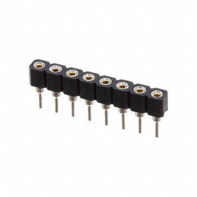 SMC-1-08-1-GT by Adam Tech - MACHINE PIN SOCKET 8P 2.54MM PIT