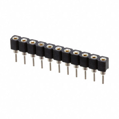 SMC-1-11-1-GT by Adam Tech - MACHINE PIN SOCKET 11P 2.54MM PI