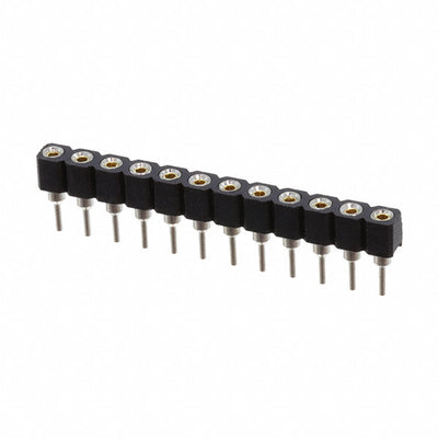 SMC-1-12-1-GT by Adam Tech - MACHINE PIN SOCKET 12P 2.54MM PI