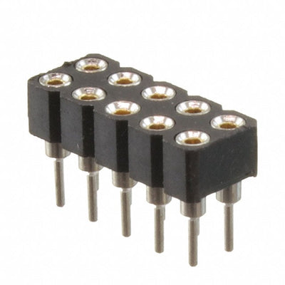 SMC-2-10-1-GT by Adam Tech - MACHINE PIN SOCKET 10P 2.54MM PI