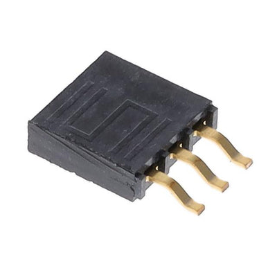 SMH-103-02-G-S-TR by Samtec Inc. - CONNECTOR SKT .100"" R/A SMD 3POS