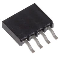 SMH-104-02-L-S by Samtec Inc. - CONNECTOR RECPT 4POS 0.1 GOLD SMD R/A