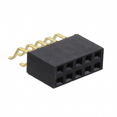 SMH-105-02-G-D by Samtec Inc. - CONNECTOR RECPT 10POS 0.1 GOLD SMD R/A