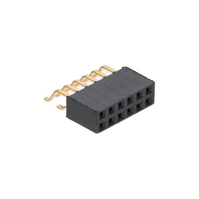 SMH-106-02-G-D by Samtec Inc. - CONNECTOR RECPT 12POS 0.1 GOLD SMD R/A