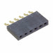 SMH-106-02-G-S by Samtec Inc. - CONNECTOR RECPT 6POS 0.1 GOLD SMD R/A