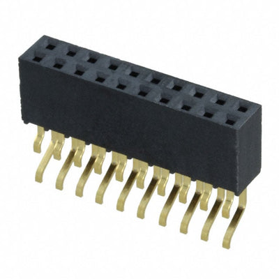 SMH-110-02-G-D by Samtec Inc. - CONNECTOR RECPT 20POS 0.1 GOLD SMD R/A
