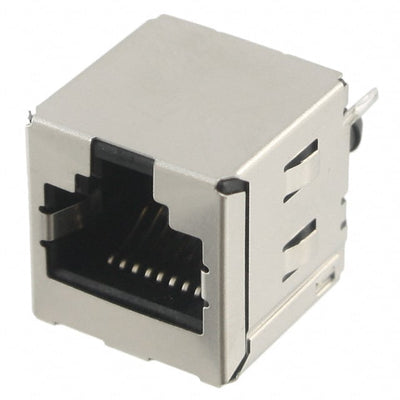 SMJ300-T88N-DS-01 by Sullins Connector Solutions - CONNECTOR MOD JACK 8P8C VERT SHIELDED