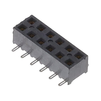 SMM-106-02-S-D-K by Samtec Inc. - CONNECTOR RECPT 12POS 0.079 GOLD SMD