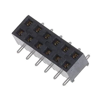 SMM-106-02-S-D-LC by Samtec Inc. - CONNECTOR RECPT 12POS 0.079 GOLD SMD