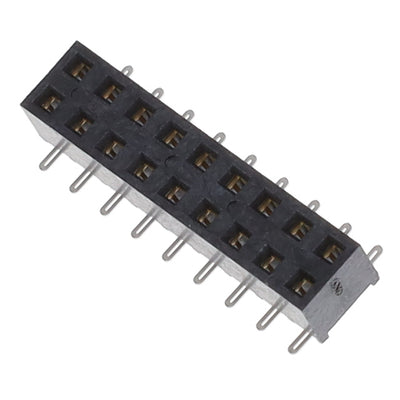 SMM-109-02-L-D-LC by Samtec Inc. - CONNECTOR RECPT 18POS 0.079 GOLD SMD