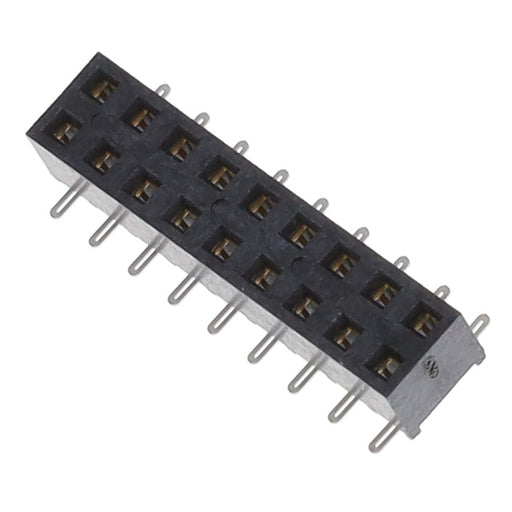 SMM-109-02-L-D-LC by Samtec Inc. - CONNECTOR RECPT 18POS 0.079 GOLD SMD
