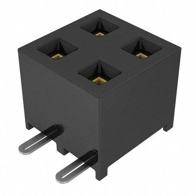 SMM-102-02-F-D by Samtec Inc. - CONNECTOR RECPT 4POS 0.079 GOLD SMD