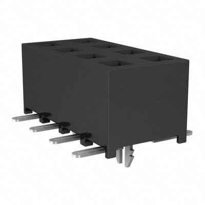 SMM-104-02-S-D-LC by Samtec Inc. - CONNECTOR RECPT 8POS 0.079 GOLD SMD