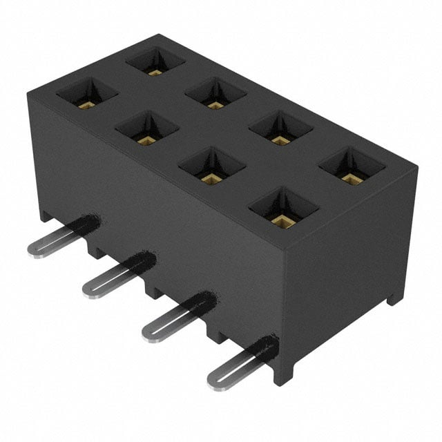 SMM-104-02-L-D by Samtec Inc. - CONNECTOR RECPT 8POS 0.079 GOLD SMD