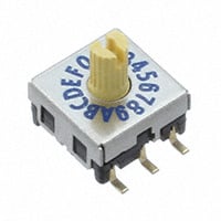 SMR8016C-1 by Nidec Components Corporation - SW ROT DIP 16 POS REAL SHFT SMD