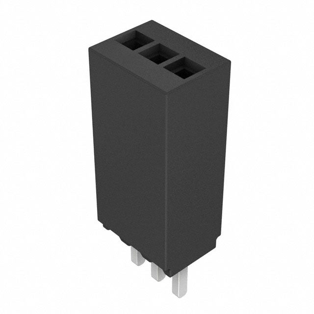 SMS-103-01-G-S by Samtec Inc. - CONNECTOR RECPT 3POS 0.05 GOLD PCB