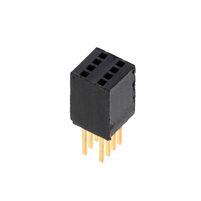 SMS-104-02-G-D by Samtec Inc. - .050"" X .100"" MICRO SOCKET STRIP