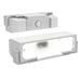 SMS1105UWDW by Bivar Inc. - LED WARM WHT DIFF 2PLCC SMD R/A