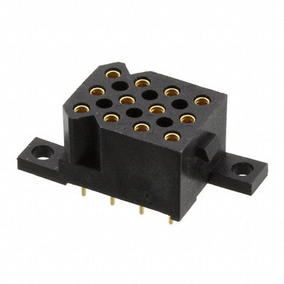 SMS12GE3 by Souriau-Sunbank by Eaton - CONNECTOR RECPT 12POS 0.2 GOLD PCB