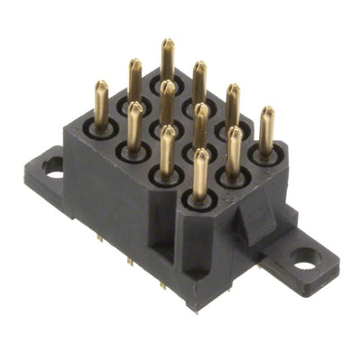 SMS12RE4S6 by Souriau-Sunbank by Eaton - CONNECTOR HEADER VERT 12POS 5.08MM
