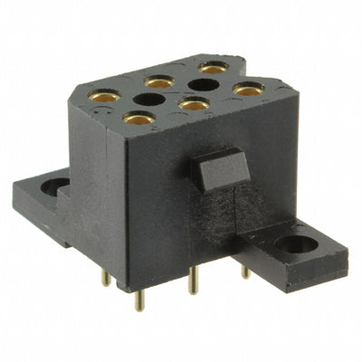 SMS6GE3J by Souriau-Sunbank by Eaton - CONNECTOR RECPT 6POS 0.2 GOLD PCB