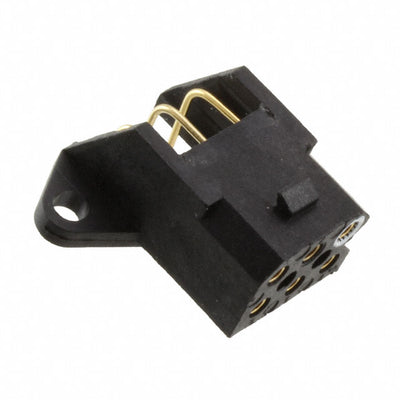 SMS6GE53 by Souriau-Sunbank by Eaton - CONNECTOR RECPT 6POS 0.2 PCB R/A