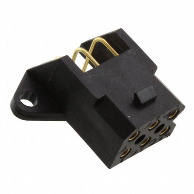 SMS6GE5 by Souriau-Sunbank by Eaton - CONNECTOR RECPT 6POS 0.2 GOLD PCB R/A