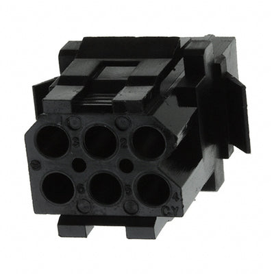 SMS6R1 by Souriau-Sunbank by Eaton - CONNECTOR RECPT HSG 6POS 5.08MM
