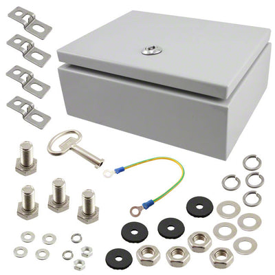 SNB-3731 by Bud Industries - BOX STEEL GRY 11.810""L X 9.840""W