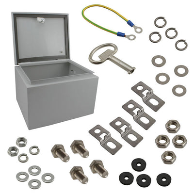 SNB-3732 by Bud Industries - BOX STEEL GRY 11.810""L X 9.840""W