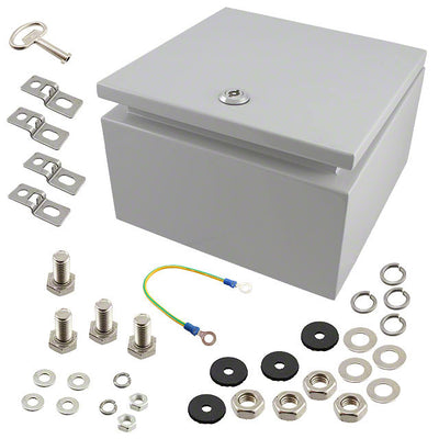 SNB-3740 by Bud Industries - BOX STEEL GRAY 9.840""L X 9.840""W