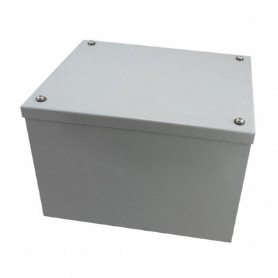 SNC-3752 by Bud Industries - BOX STEEL GRAY 7.870""L X 9.840""W