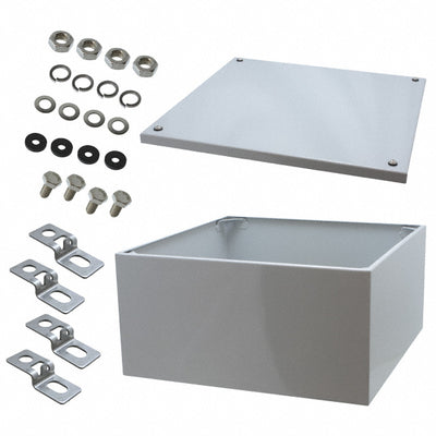 SNC-3757 by Bud Industries - BOX STEEL GRY 7.870""L X 15.790""W